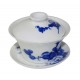 Gaiwan en porcelaine de style Qing Hua 100 ml