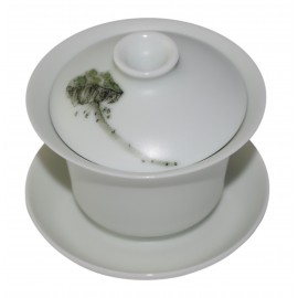 Gaiwan 120 ml porcelaine de Jingdezhen