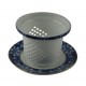 Mug à thé en porcelaine avec couvercle et infuseur 310 ml décoré d'orchidées, le set est composé de 4 pièces