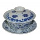 Gaiwan Qin Hua avec arabesque et décor chinois 125 ml